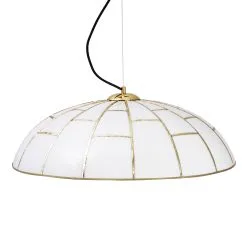 Globen Lighting Suspension Ombrello Ø60cm Verre Blanc