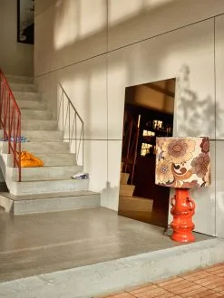 HKliving Pied De Lampe Grand Glazed Orange -Luminaires boutique 579824 01 41 EnvironmentImage d74380c179