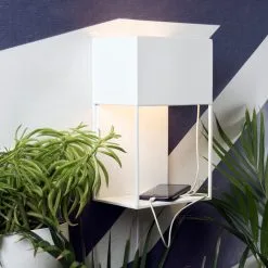 Globen Lighting Applique Box -Luminaires boutique Box vagglampa vit miljo 2d672beacf