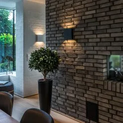 Light-Point Applique Compact W1 Up/Down -Luminaires boutique Compact Updown W1 vagglampa black white miljo 615f6b2af8