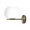 Oluce Applique Alba 176 -Luminaires boutique alba 176 vagg opal d6f9235f35